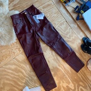 Tommy x Zendaya sample sale Leather Pant